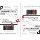 600 Half Sheet Self Adhesive Shipping Labels 8.5 X 5.5 Ebay Fedex USPS Paypal