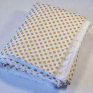 Polka dot Baby Minky Blanket Gold dot Blanket Gold Polka Dot Minky Blanket