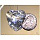 28mm Leaded Crystal Heart