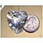 28mm Leaded Crystal Heart
