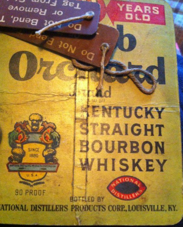 Crab Orchard Bourbon Bottle Attachment Circa 1930s