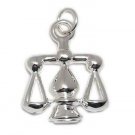 Impressive Sterling Silver Scales Libra Zodiac Pendant