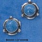 Stylish Sterling Silver Denim Blue Lapis Post Earrings