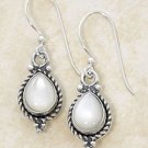 Sterling Silver Mother of Pearl Dangle Earrings