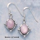 Sterling Silver Pink Mother of Pearl Earrings