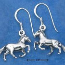 Attractive Sterling Silver Galloping Horses earrings