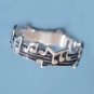 Cute Sterling Silver Music Notes Musical Ring Size 7