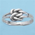 Sterling Silver Celtic Love Knot Ring Size 8