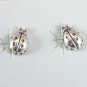 Cute Sterling Silver Ladybug Post Earrings