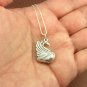 Sterling Silver Swan Pendant and chain Necklace