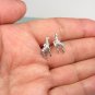 Cute Sterling Silver Giraffe Post Earrings