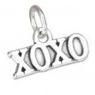 Cute Sterling Silver XOXO Charm