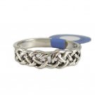 Sterling Silver Celtic Weave Ring Size 6