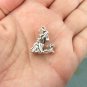Sterling silver three dimensional Lion and lamb Charm