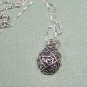 Sterling Silver Easter Egg charm and 18" chain