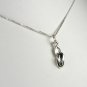Sterling Silver Flip Flop Sandal charm and 18" chain