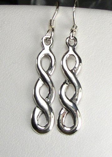 Attractive Sterling Silver Celtic endless knot Earrings