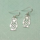 Sterling Silver Owl filigree Earrings