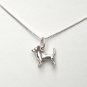 Adorable Chihuahua Sterling Silver necklace