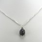 Adorable Sterling Silver Hedgehog Pendant and Necklace