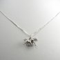 Too Cute Sterling Silver Mother Horse and colt necklace