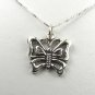Sterling Silver Butterfly Pendant and Chain