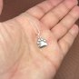 Sterling silver Three Dimensional Paw Print Necklace