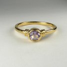 18K Gold Vermeil Genuine Amethyst Ring size 7