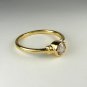 18K Gold Vermeil Genuine Amethyst Ring size 7