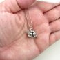 Cute Sterling Silver Love Birds Necklace