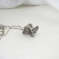 Cute Sterling Silver Love Birds Necklace