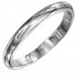 Classic and affordable Sterling Silver Wedding Band Size 6