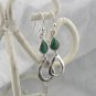 Sterling Silver Turquoise Drop Dangle Earrings