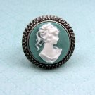Pretty Cameo Ring - adjustable in size from 8 to 9