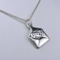 Love Letter Sterling Silver Charm and chain necklace