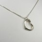 Floating Sterling Silver Heart Charm