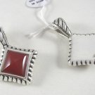 Elegant Sterling Silver and Carnelian Pendant