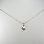 Cute Sterling Silver Small Puffed Heart Charm