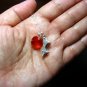 Sterling Silver Golden Gate bridge and Swarovski heart Left in San Francisco chain necklace