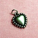 Sterling silver beaded Heart charm