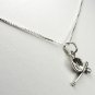 Sterling Silver Baseball, Bat and Glove Charm