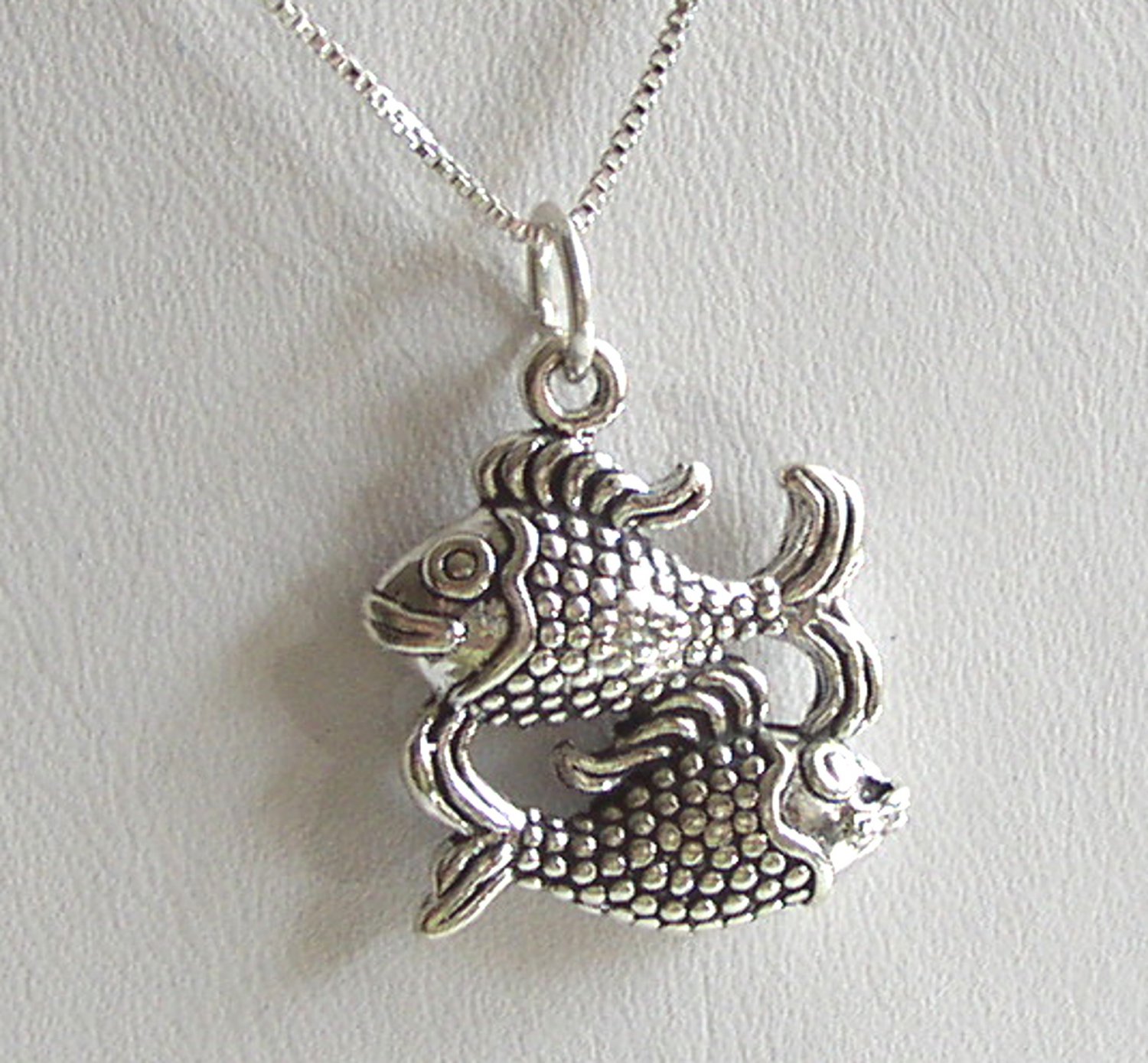 Sterling Silver Pisces Fish Zodiac Charm