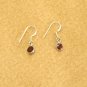 Sterling Silver Amethyst Cabochon gemstone Earrings
