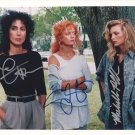 WITCHES OF EASTWICK - CHER - SUSAN SARANDON - MICHELLE PFEIFFER - TRIPLE AUTOGRAPHED W/COA WITCHES OF EASTWICK - CHER - SUSAN SARANDON - MICHELLE PFEIFFER - TRIPLE AUTOGRAPHED W/COA