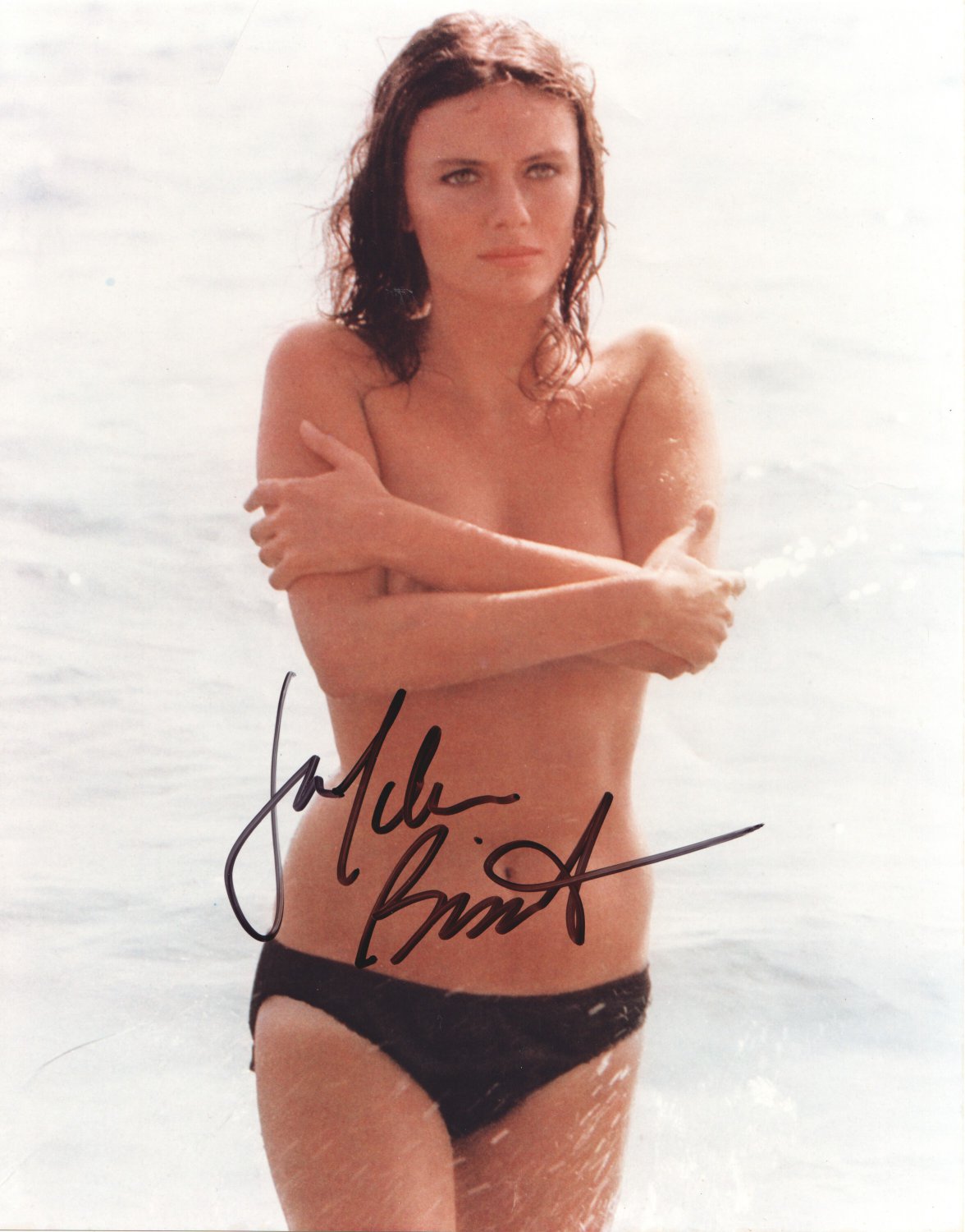 Jacqueline bisset - topless - the deep - hand signed autographed photo with...