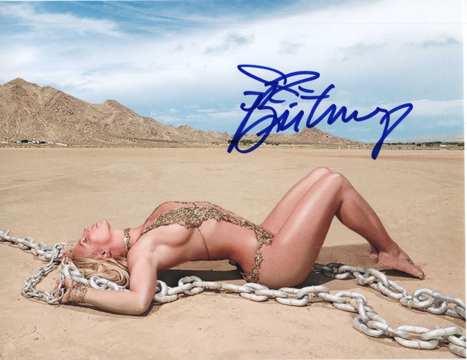 BRITNEY SPEARS - ULTIMATE POSE -=HOTT=- HAND SIGNED AUTOGRAPHED PHOTO WITH COA