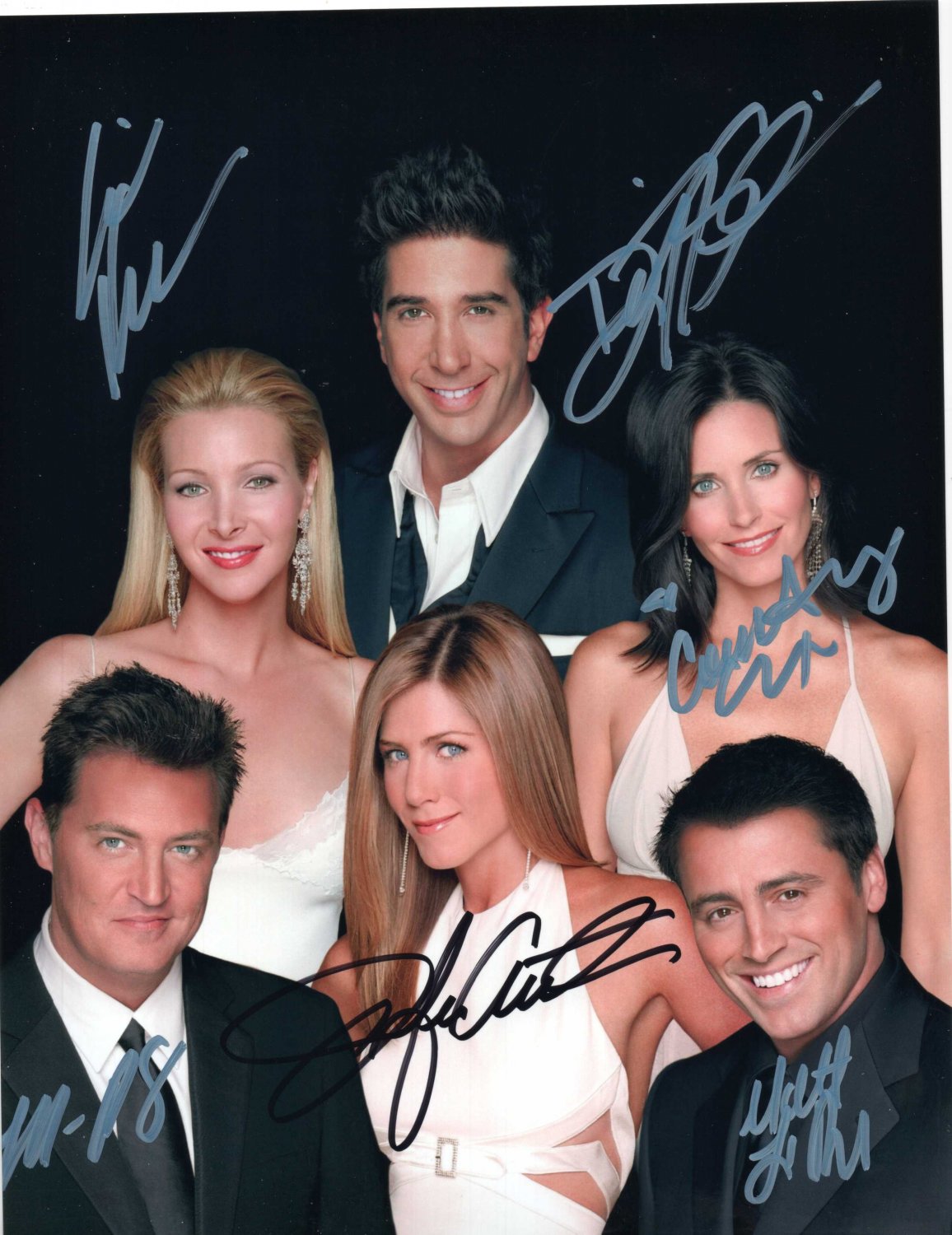 FRIENDS TV SHOW CAST - CLASSIC TV - ALL CAST HAND SIGNED AUTOGRAPHED ...