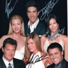 FRIENDS TV SHOW CAST - CLASSIC TV - ALL CAST HAND SIGNED AUTOGRAPHED PHOTO WITH COA
