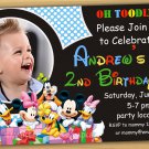 Mickey mouse Birthday Invitation, mickey mouse clubhouse birthday invitation