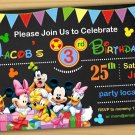Mickey mouse Birthday Invitation, mickey mouse clubhouse birthday invitation